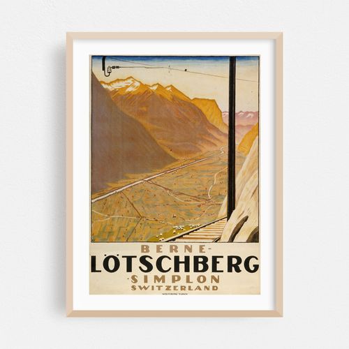Berne – Lötschberg – Simplon. Switzerland (1921)