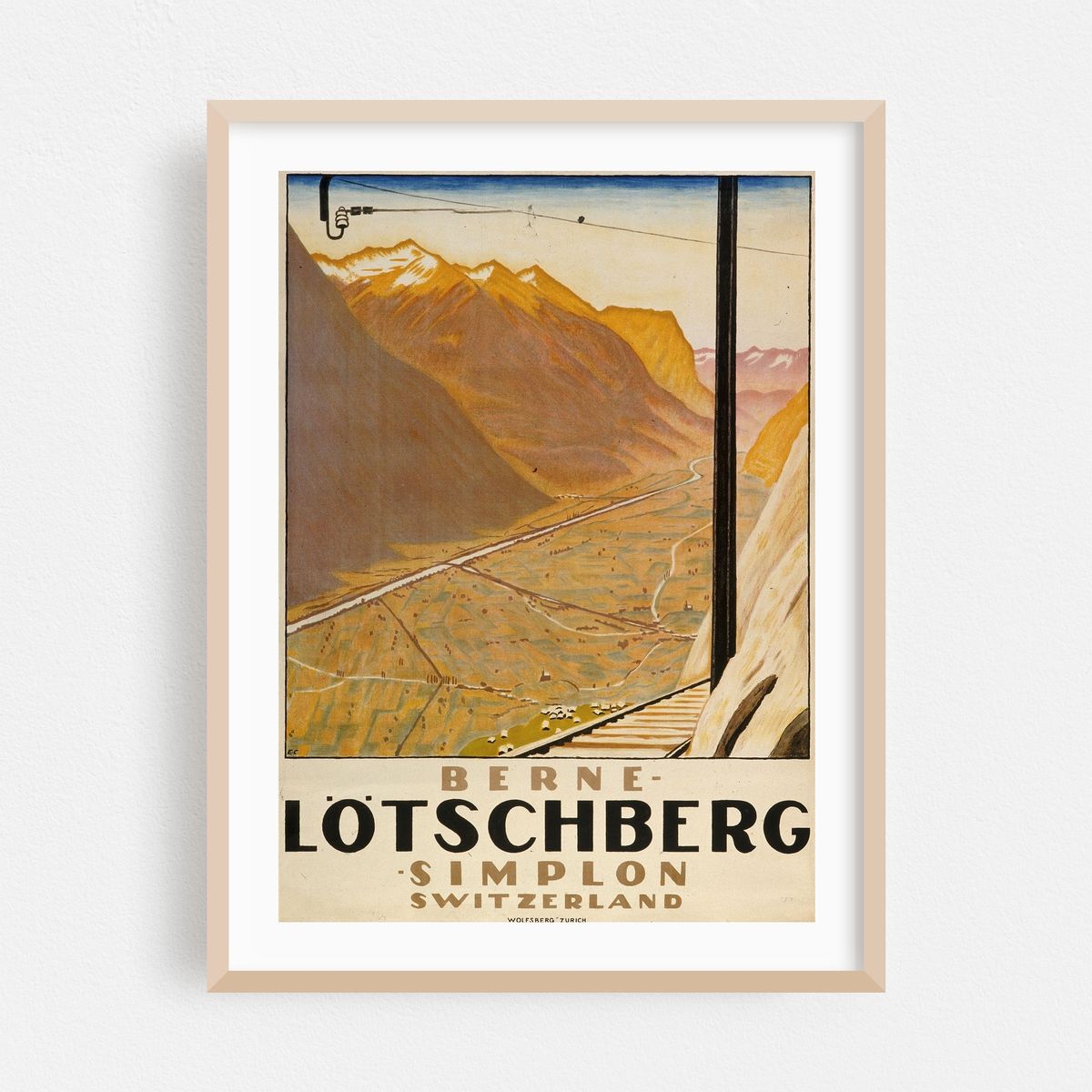 Berne – Lötschberg – Simplon. Switzerland (1921) – image 1 of 11