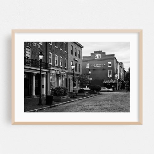 Broadway, Fells Point B&W