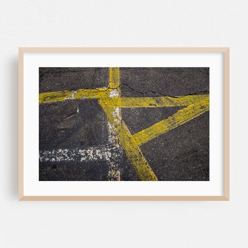 yellow painted lines abstract grunge