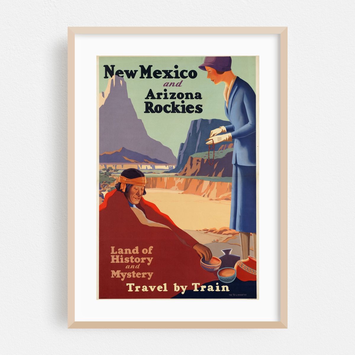 New Mexico and Arizona rockies. Land of history and mystery. Travel by train (1925) – image 1 of 4