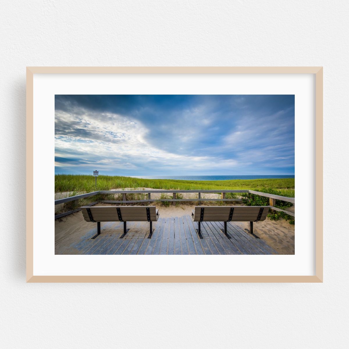 Benches at Race Point, Provincetown – image 1 of 6