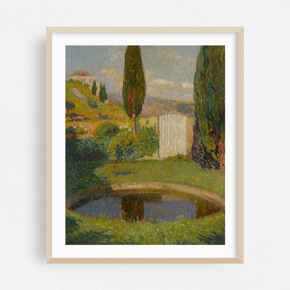 Bassin ouest du Parc de Marquayrol avec vue sur l’atelier d’Henri Martin – image 1 of 12
