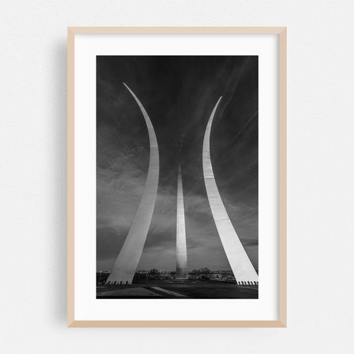 Air Force Memorial 02 B&W