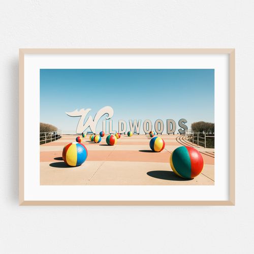 Wildwoods Beach Ball Sign