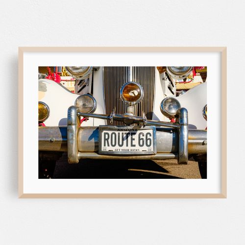 Route 66 License Plate 03
