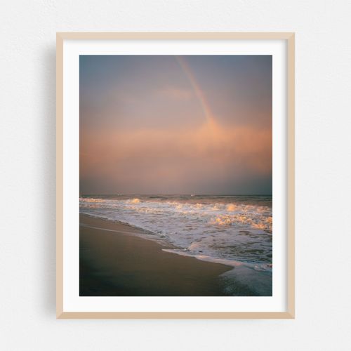 Rainbow at Cryder Beach, Southampton