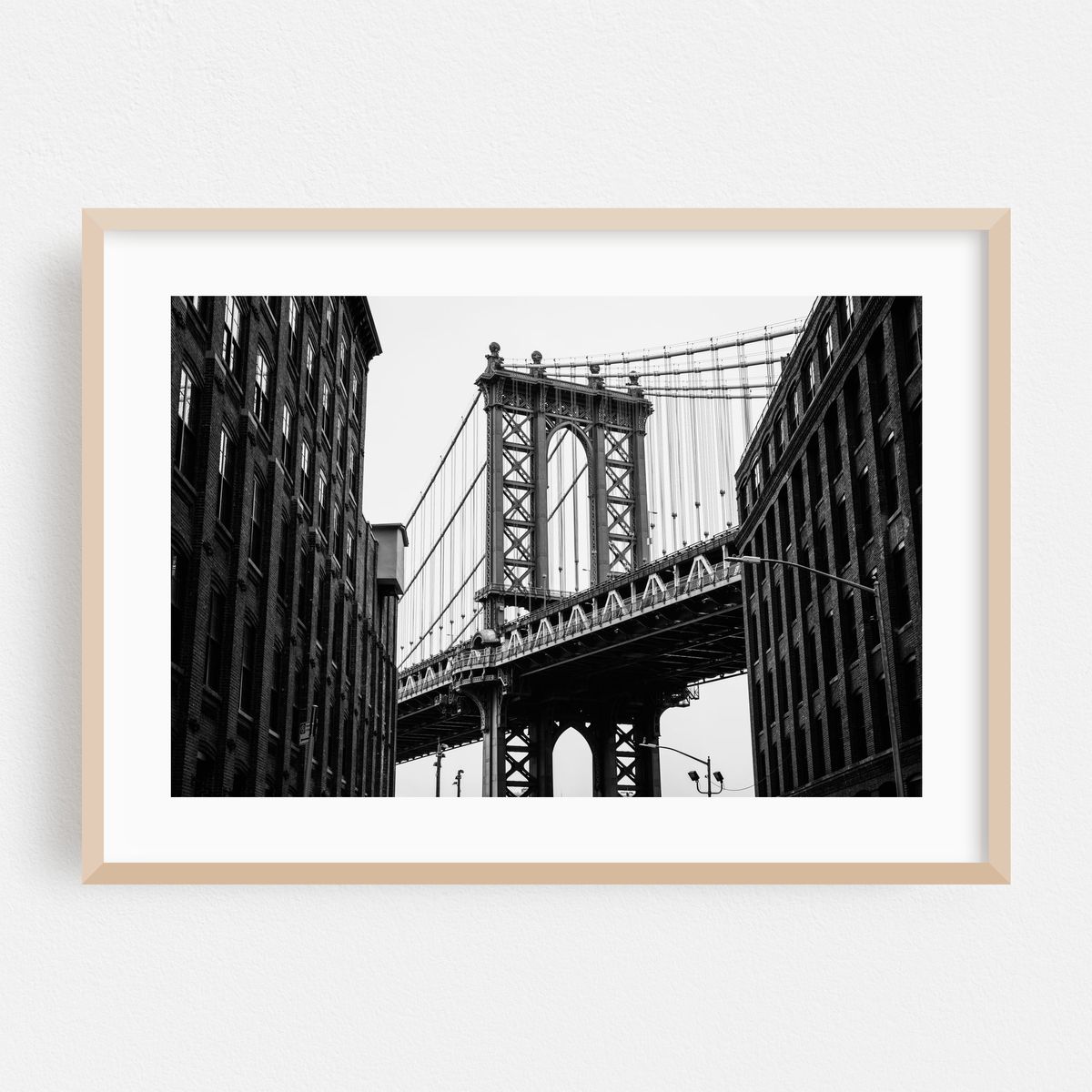 The Manhattan Bridge, Brooklyn B&W – image 1 of 6