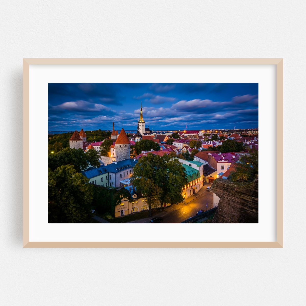 Old Town at Night – image 1 of 6