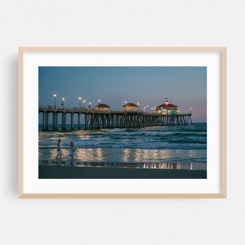 Huntington Beach Pier at Night