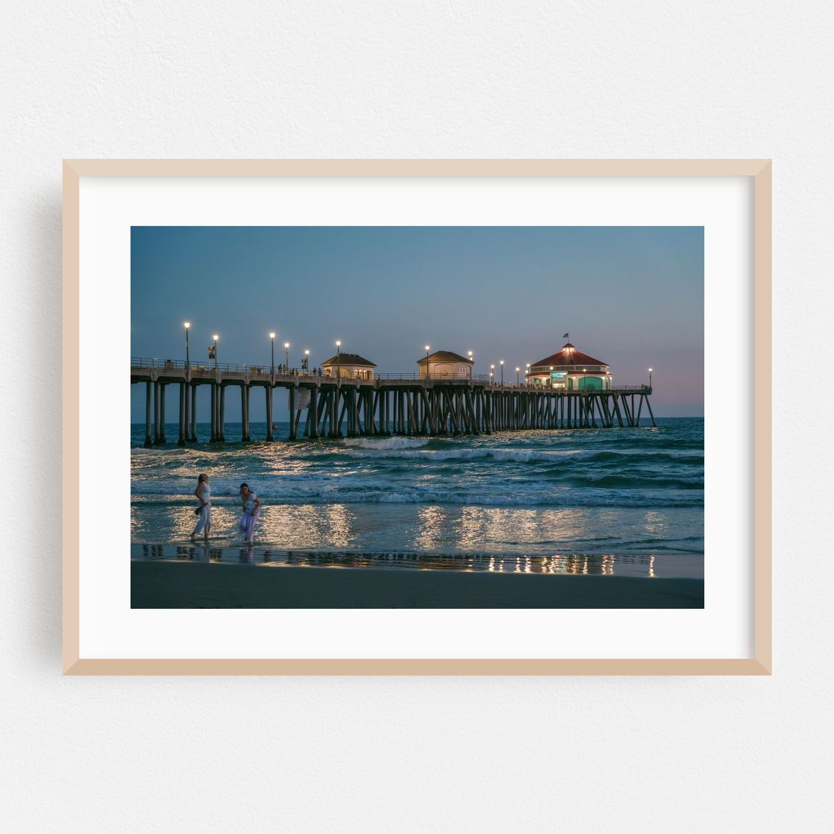 Huntington Beach Pier at Night – image 1 of 6