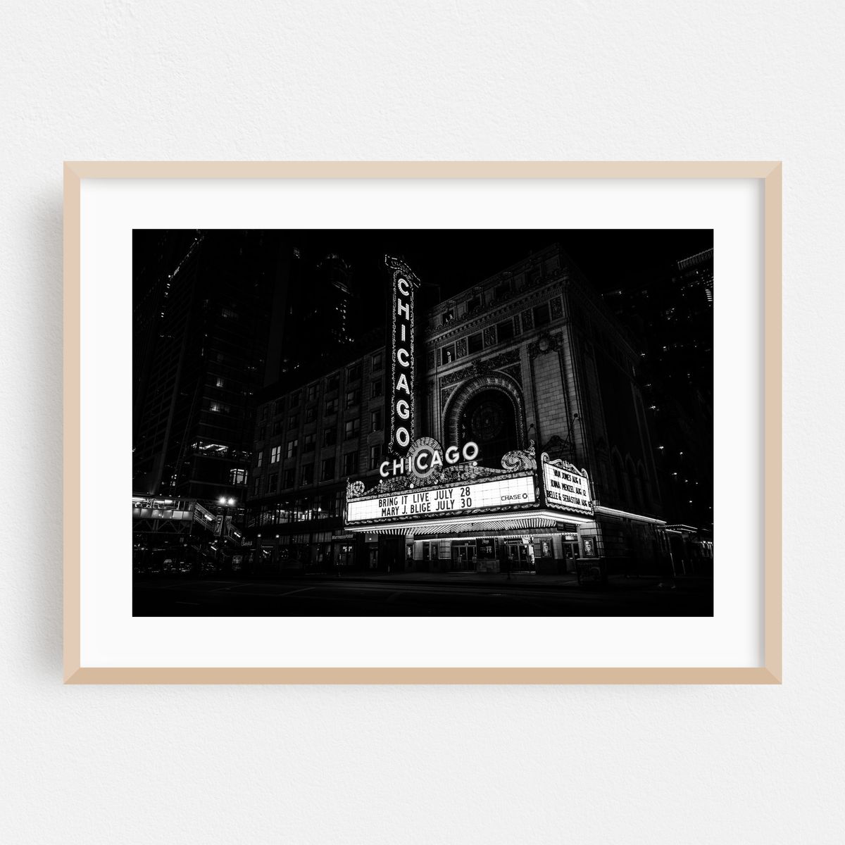 The Chicago Theater B&W – image 1 of 6