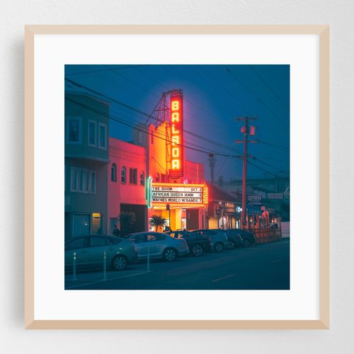 Balboa Theater at night, San Francisco 02