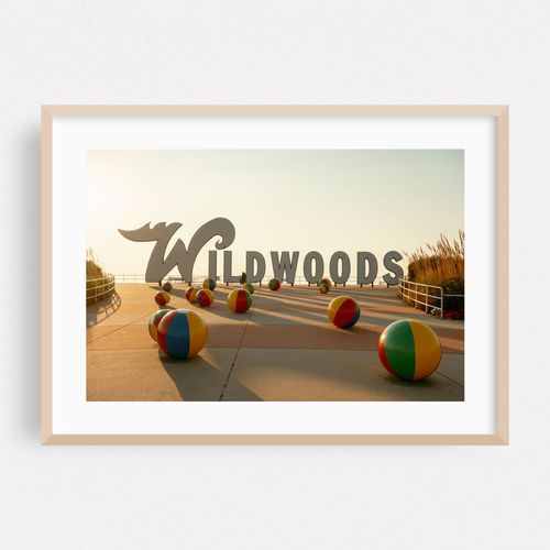 Wildwoods Beach Ball Sign 01