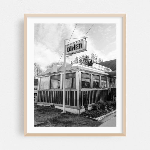 Cutchogue Diner B&W