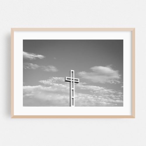 Cross, Mount Soledad B&W