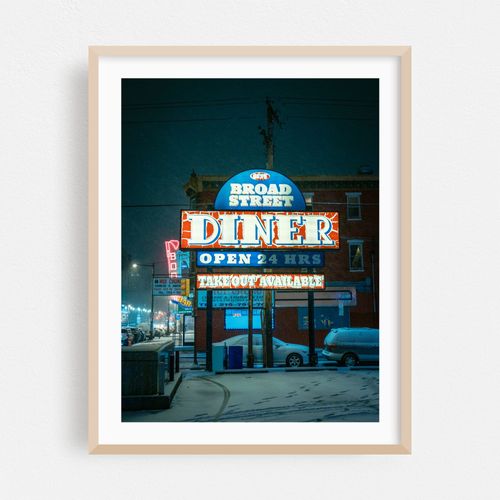 Broad Street Diner in Snow, Philadelphia 02