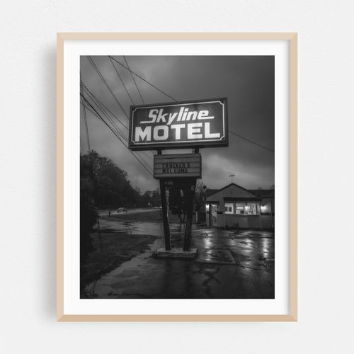Skyline Motel, Roanoke B&W