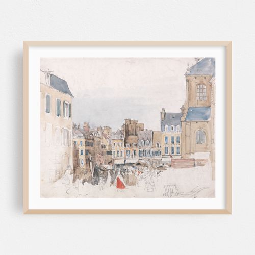 A French Market Place (1829)