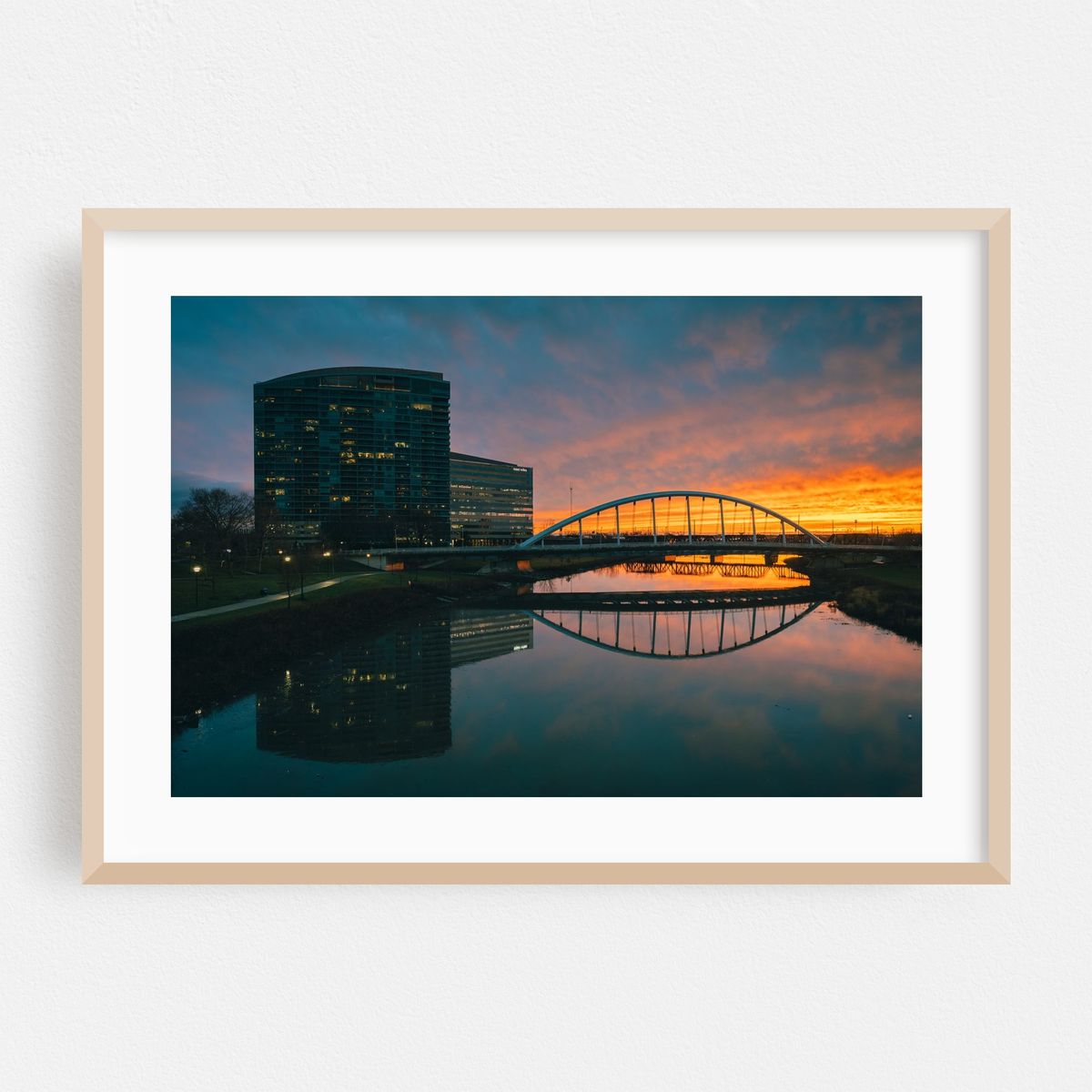 Scioto River Sunset, Columbus 02 – image 1 of 6
