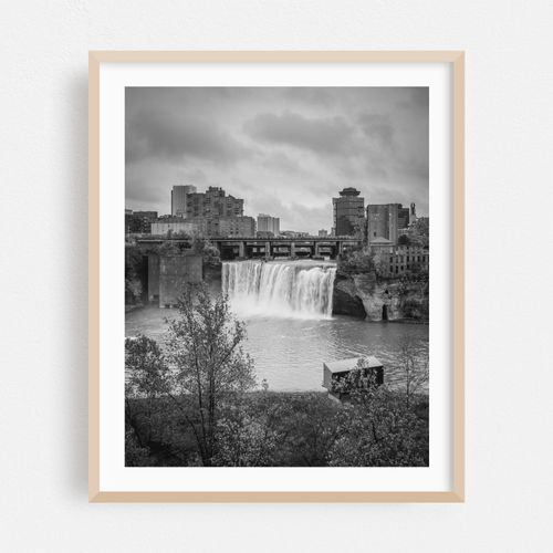 High Falls, Rochester B&W