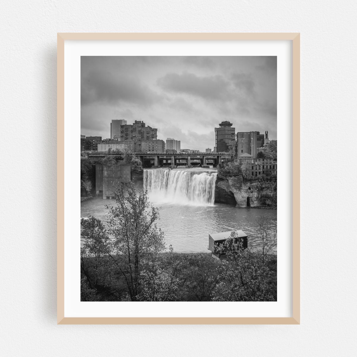 High Falls, Rochester B&W – image 1 of 12