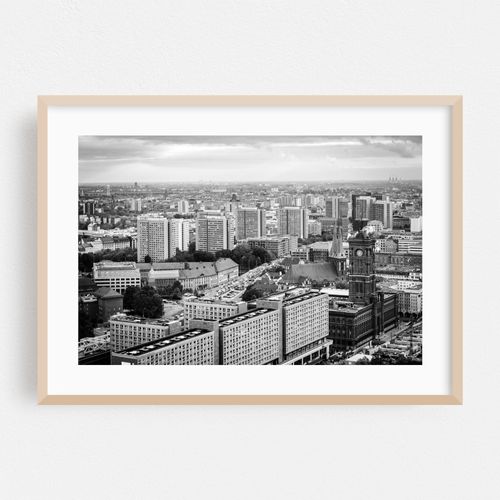 View of Mitte Berlin B&W