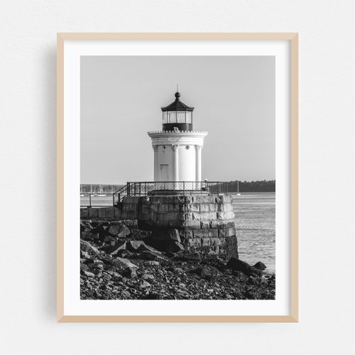 Bug Light, Portland B&W