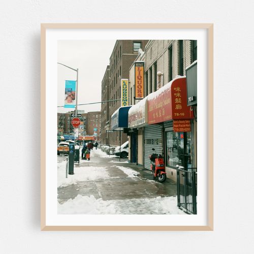 Elmhurst Snow Day, Queens