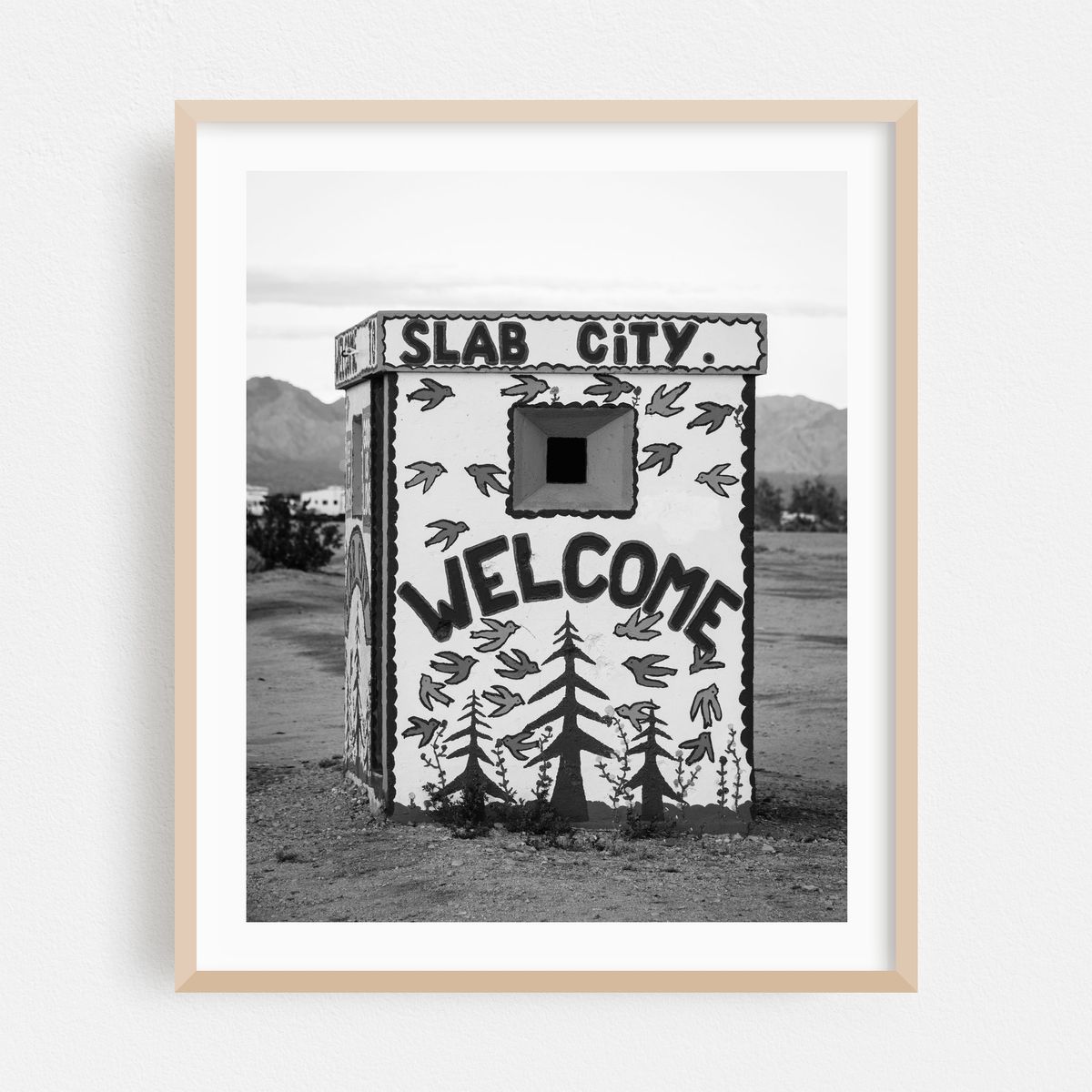 Welcome, Slab City B&W – image 1 of 12