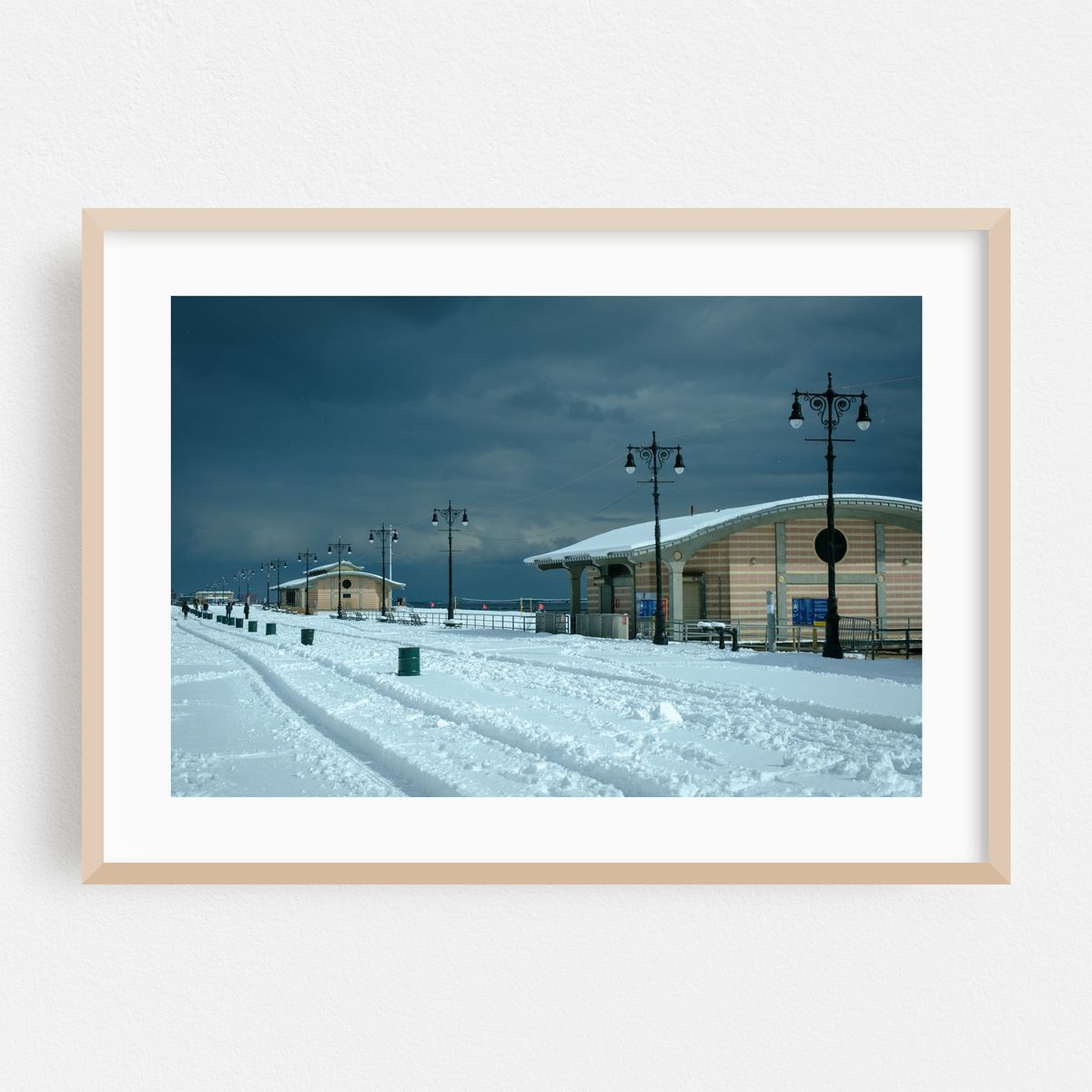 Snowy Coney Island Boardwalk, Brooklyn – image 1 of 6