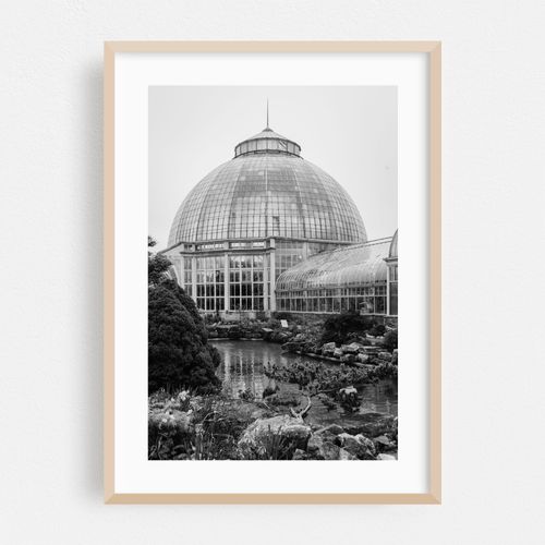 The Belle Isle Conservatory B&W