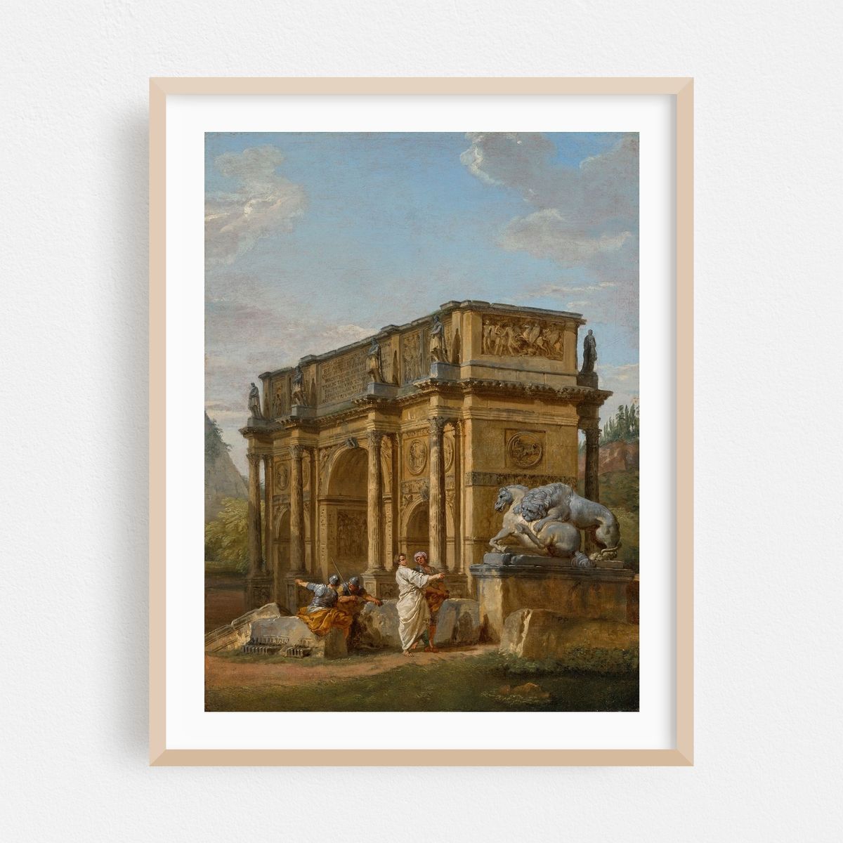 A Capriccio with the Arch of Constantine and the Capitoline Lion Group – image 1 of 3