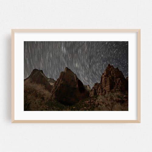 Zion Star Trails