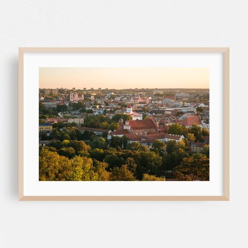 Sunset at Three Crosses, Vilnius 01