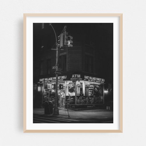 East Village Finest Deli B&W