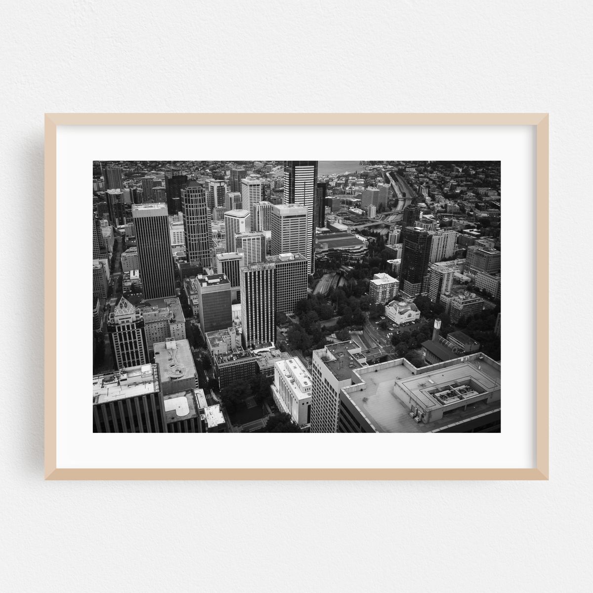 Over Downtown 04 B&W – image 1 of 6