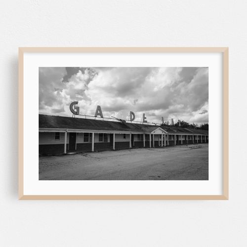 Gardenway Motel, Route 66 01 B&W