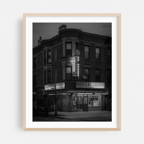 Wines & Liquors, Bushwick B&W