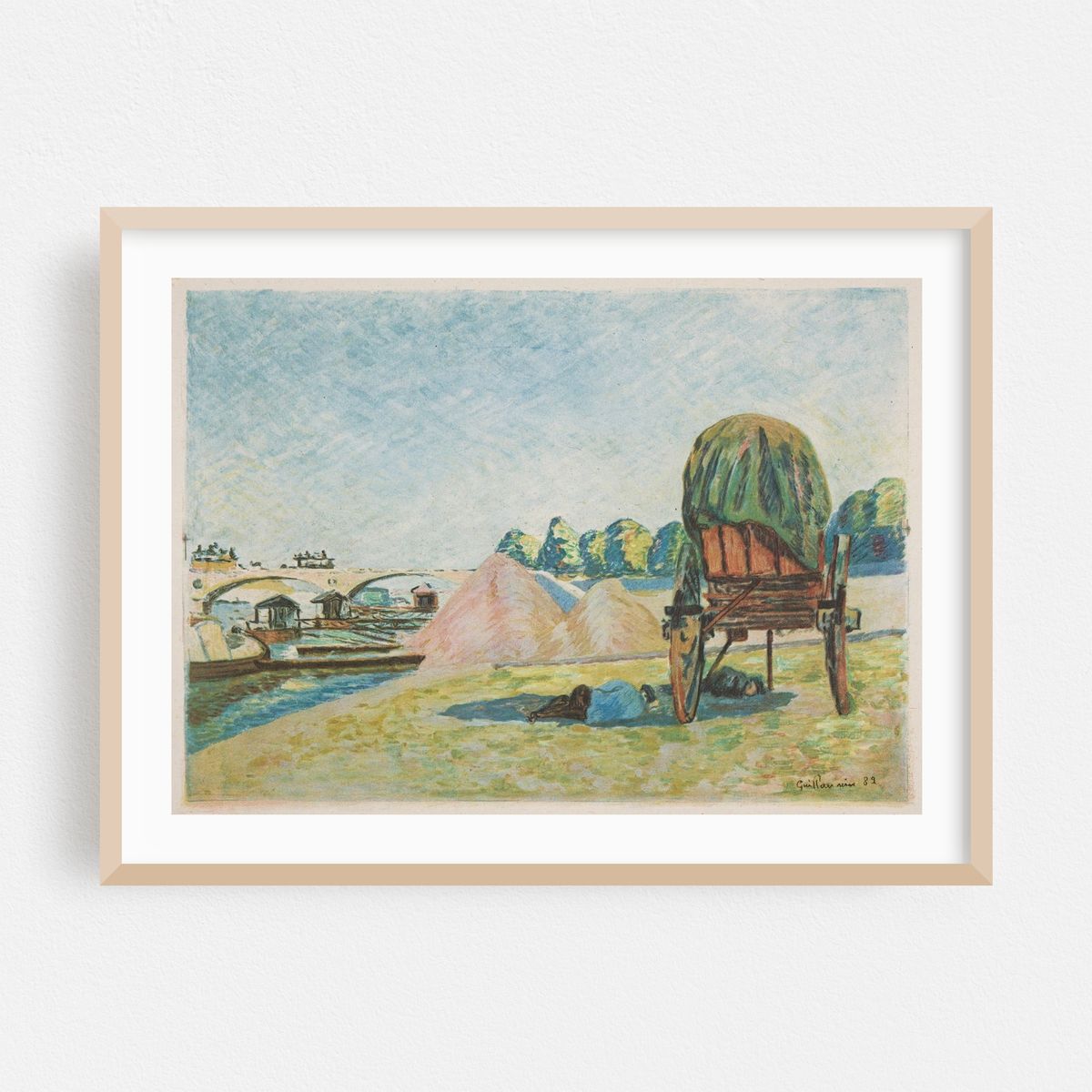 Landscape with a cart (1882) – image 1 of 6