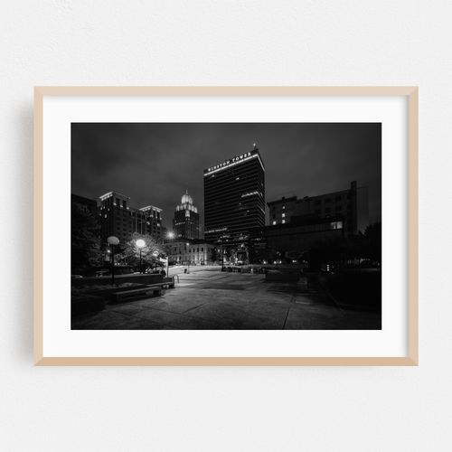 Downtown Winston B&W