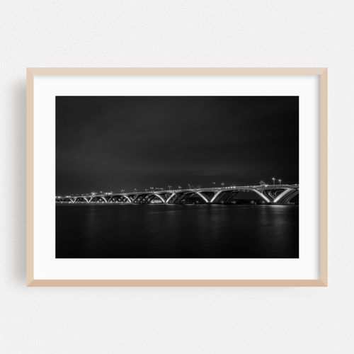 The Woodrow Wilson Bridge B&W
