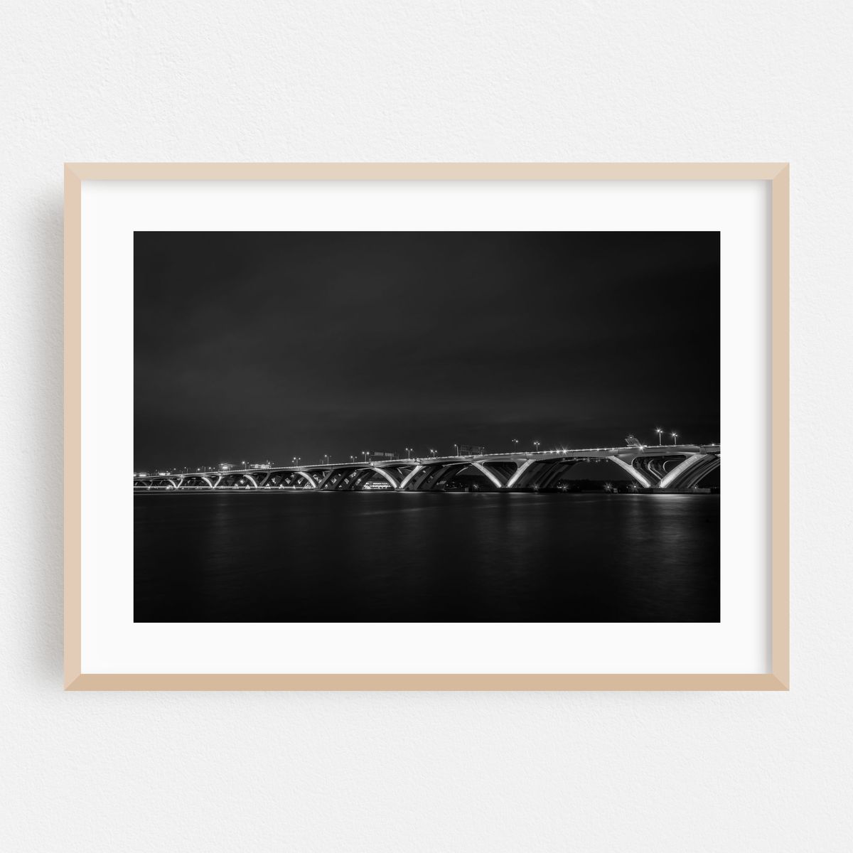 The Woodrow Wilson Bridge B&W – image 1 of 6