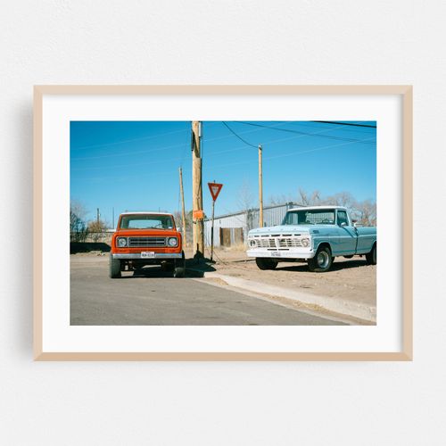 Trucks in Marfa