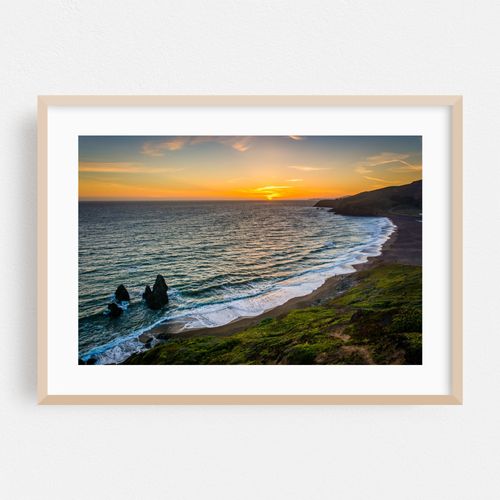 Rodeo Beach at Sunset