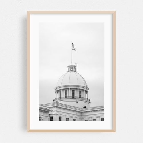 Alabama State Capitol 01 B&W