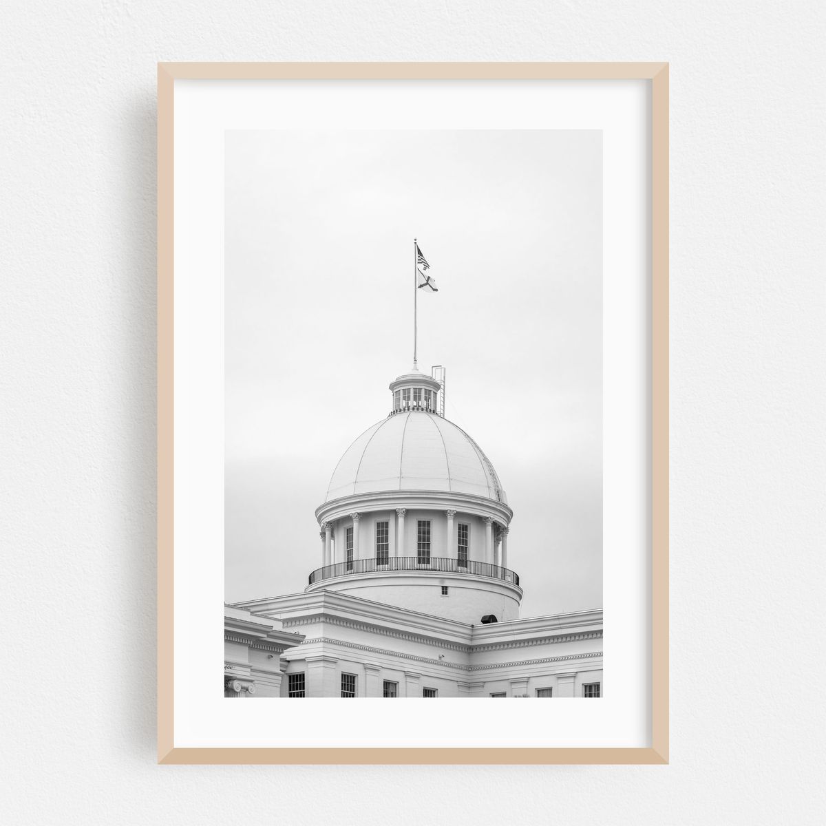 Alabama State Capitol 01 B&W – image 1 of 16