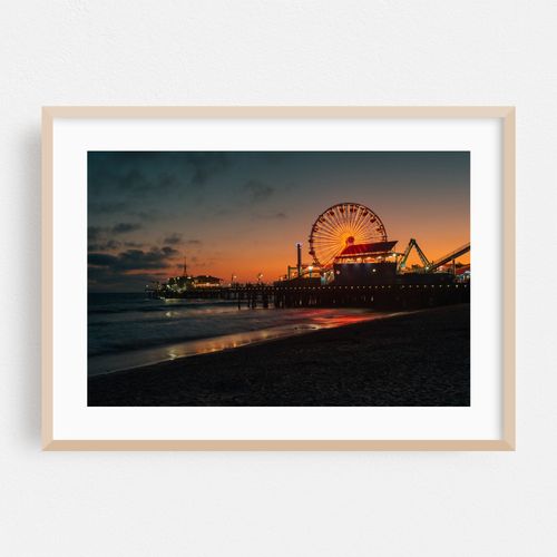 Santa Monica Pier Sunset 02