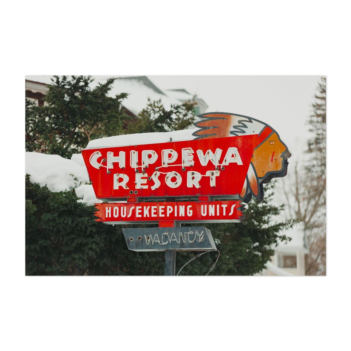 Chippewa Resort Sign 05 – image 1 of 2