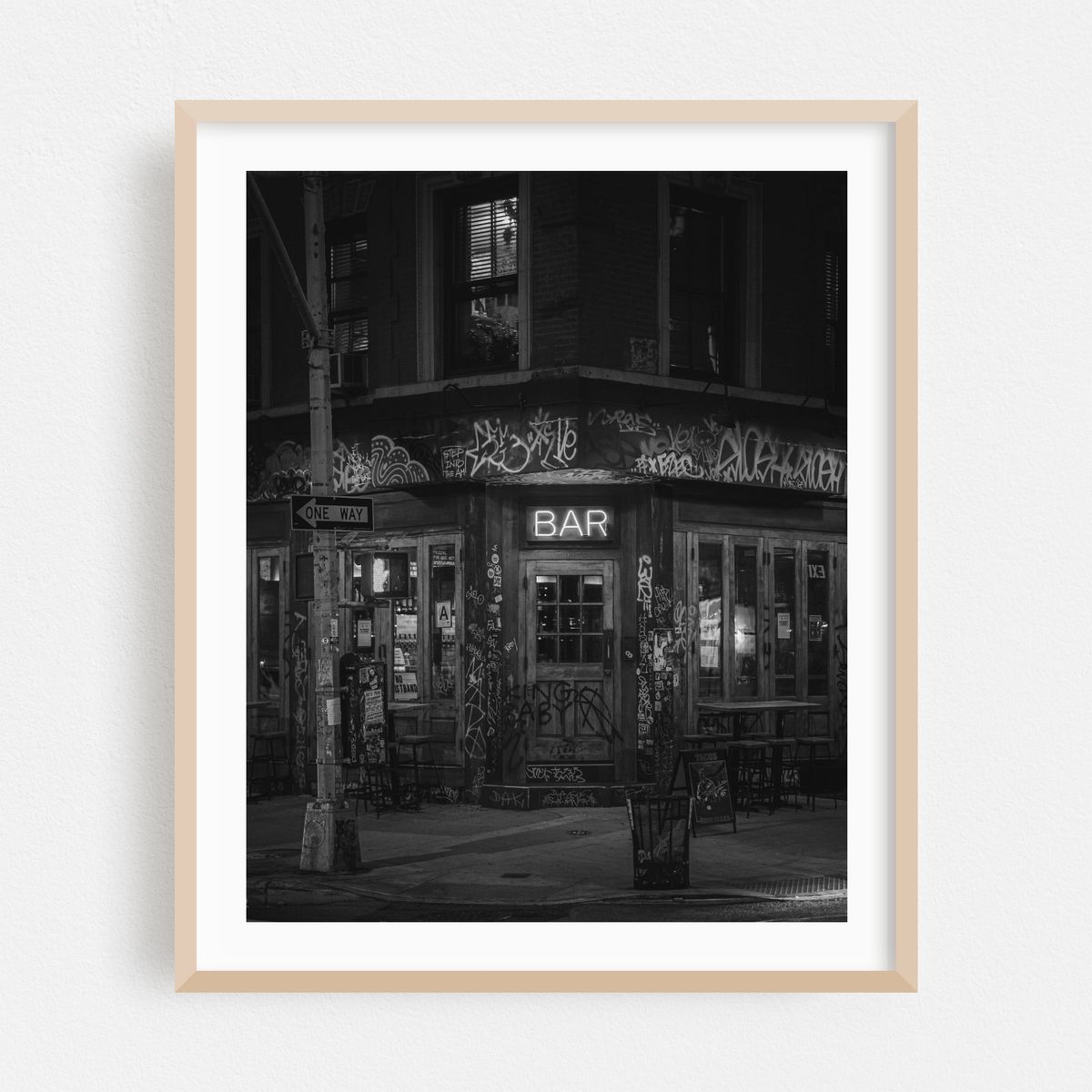 Bar, East Village B&W – image 1 of 16